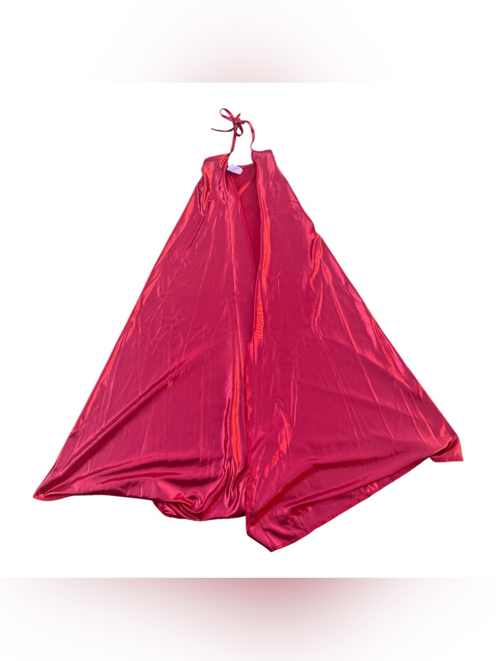 Spirit Halloween Red Metallic Costume Cape